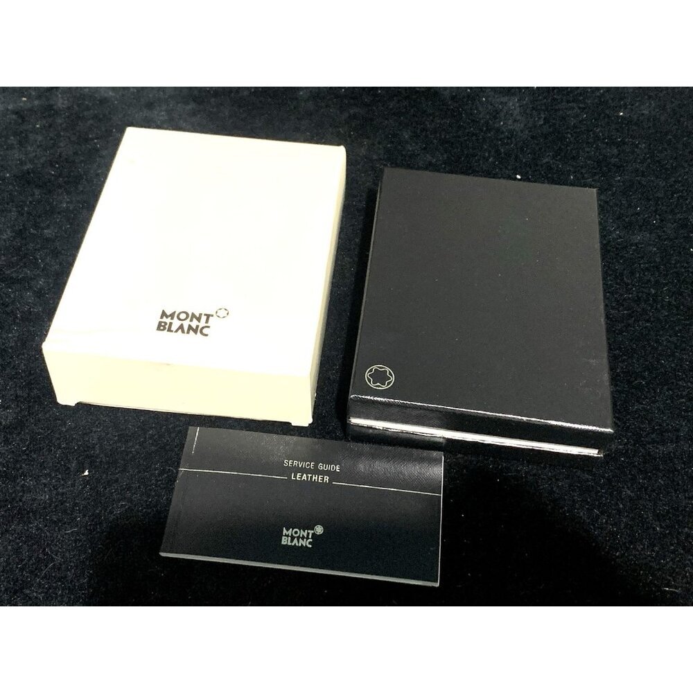 Montblanc Wallet Box Presentation Display Hard Case Black Empty 38036
